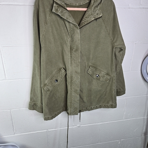 Madewell Brimfield khaki hooded army utility jacket - Picture 15 of 15